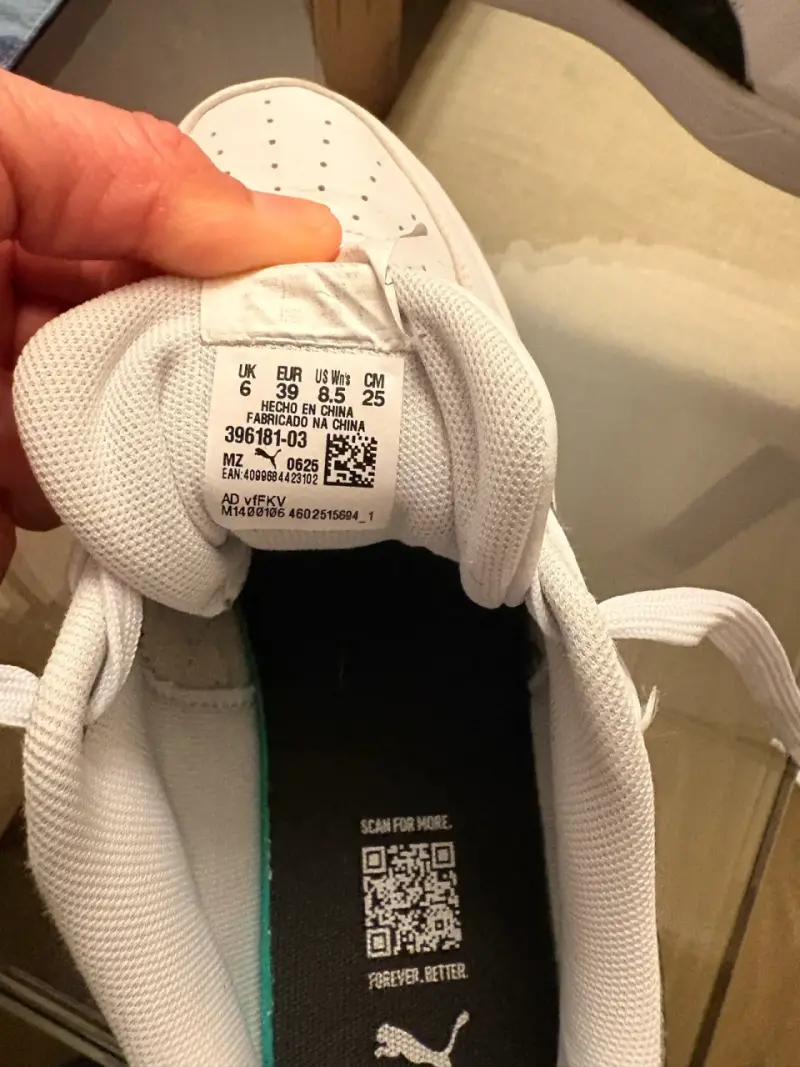 Zapatillas deportivas blancas Puma unisex - 4