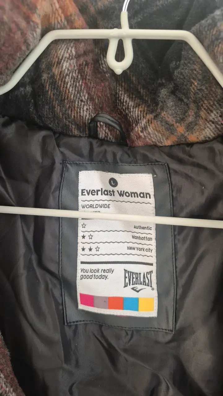 Chaqueta Everlast Mujer Negra Acolchada - 2