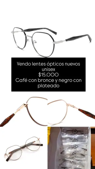 Lentes ópticos nuevos unisex - miniatura 6
