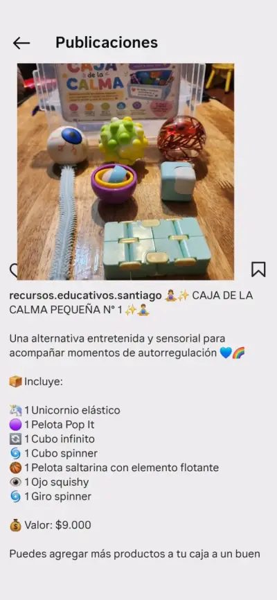 Caja de la Calma / Caja Sensorial - miniatura 2