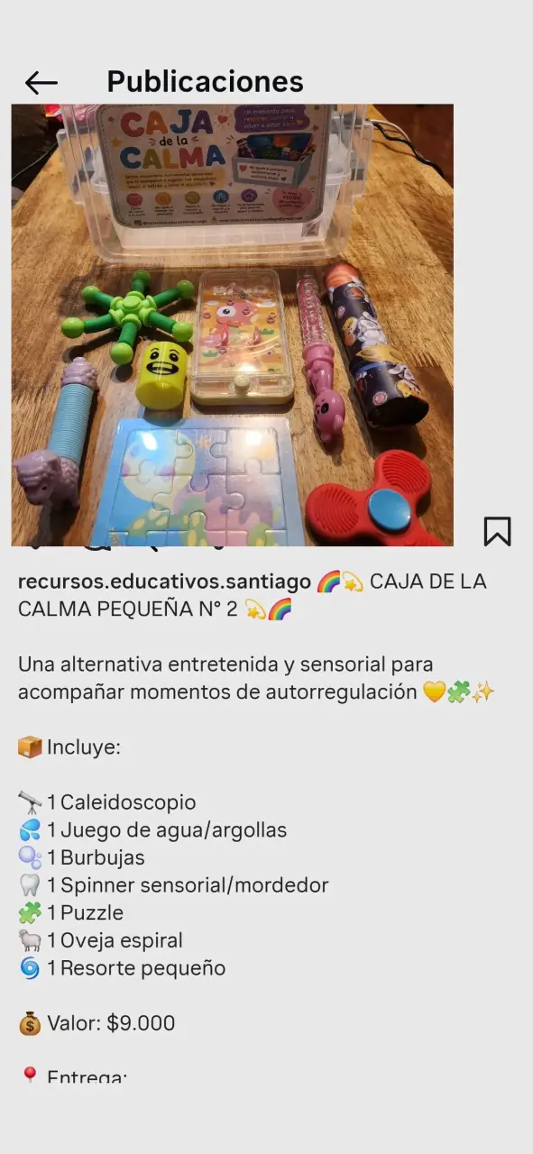 Caja de la Calma / Caja Sensorial - 1