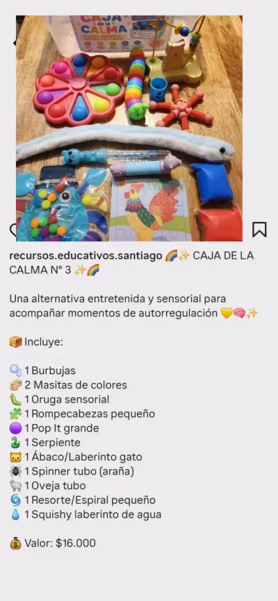 Caja de la Calma / Caja Sensorial - miniatura 3