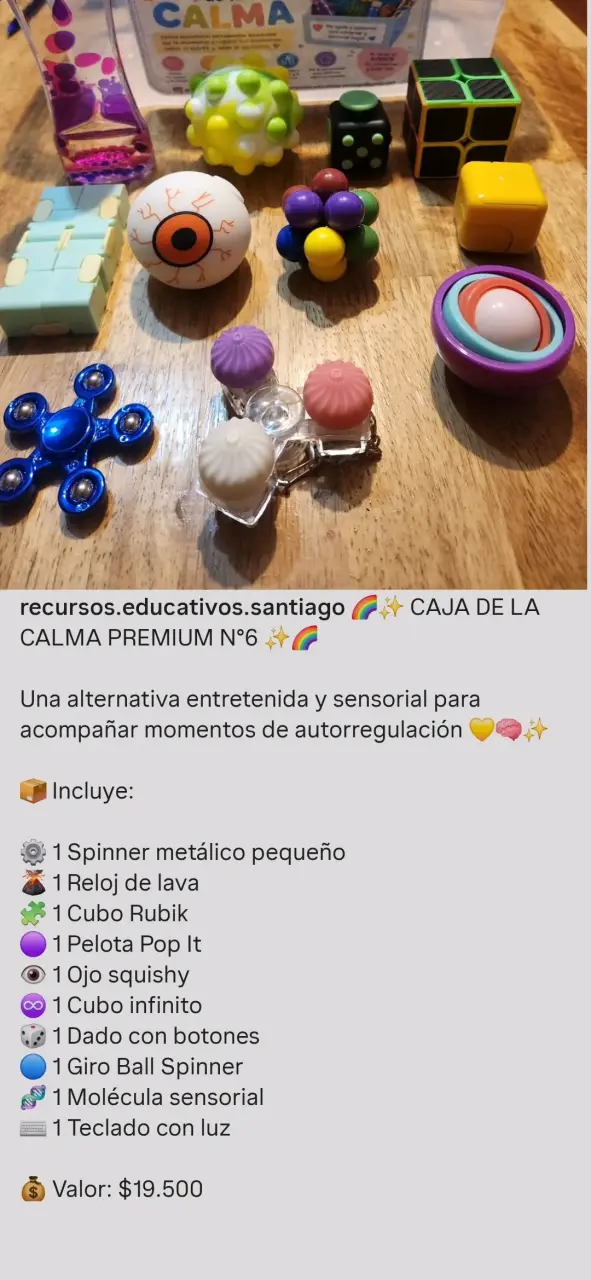 Caja de la Calma / Caja Sensorial - 6