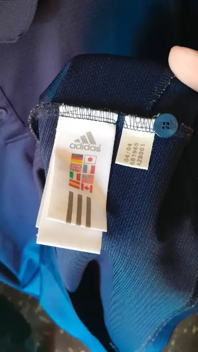 Polera Polo Adidas Azul Hombre - miniatura 2