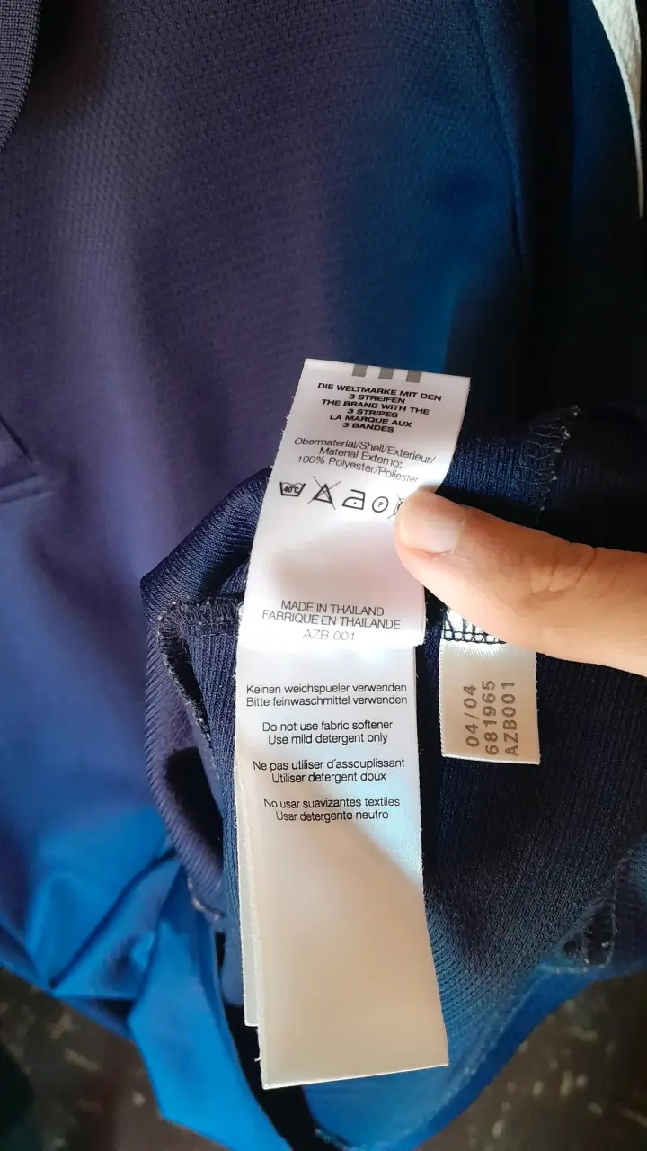 Polera Polo Adidas Azul Hombre - 3