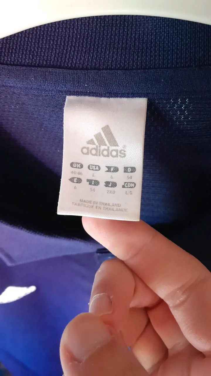 Polera Polo Adidas Azul Hombre - 4