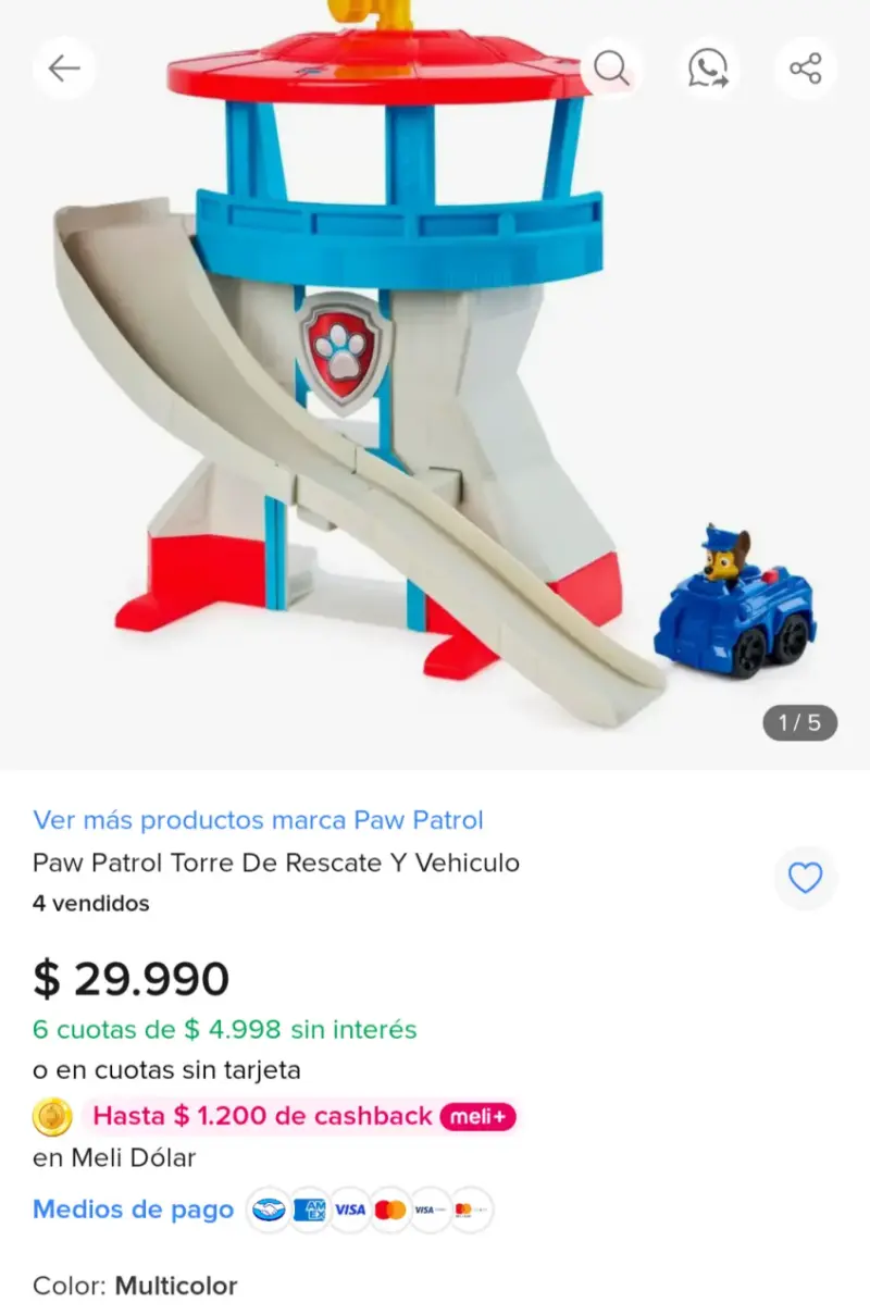 PAW PATROL torre de Control Patrulla Tobogán - 6