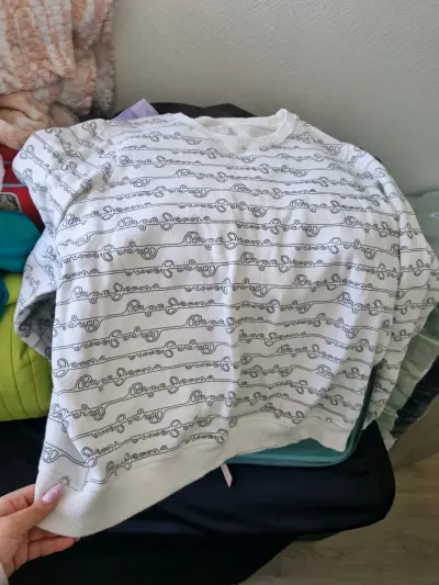 Polerón Pepe Jeans blanco con diseño gráfico - miniatura 1