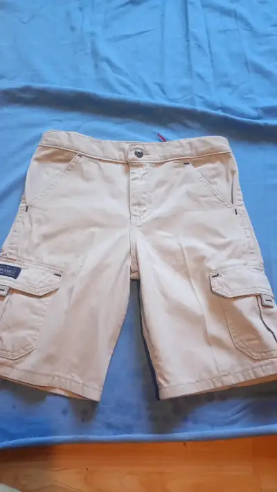 Bermudas cargo beige WRG Jeans Co niño talla 8 -10 - miniatura 1