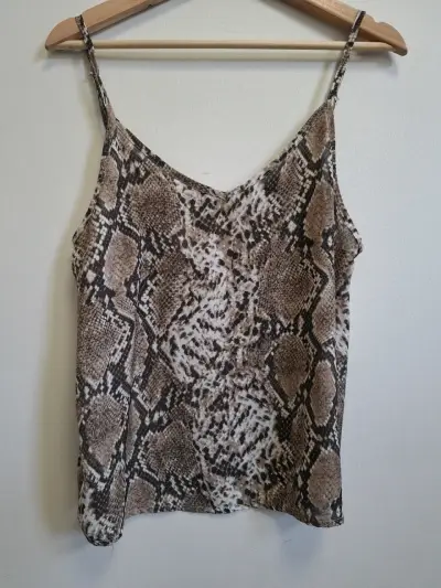 Blusa de tirantes estampado serpiente - miniatura 2