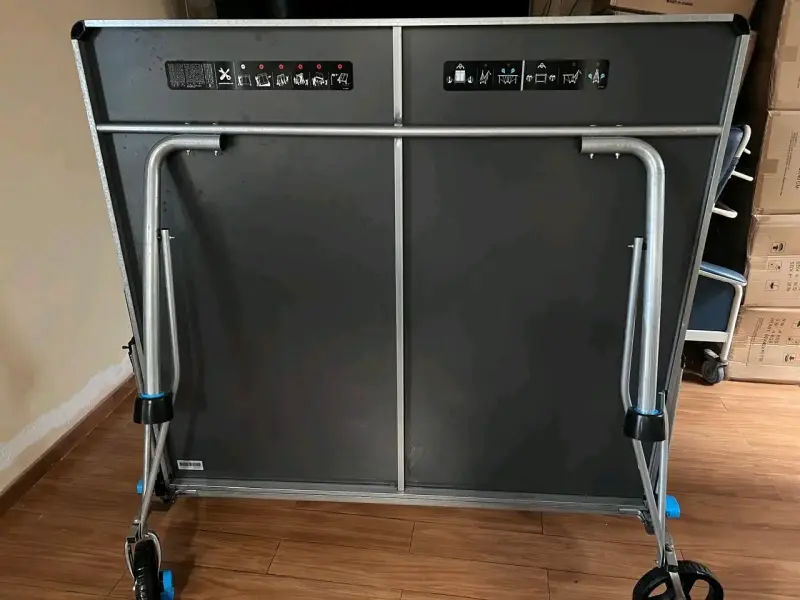 Mesa de Ping Pong Plegable con Ruedas - 2