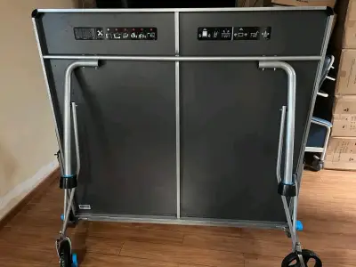 Mesa de Ping Pong Plegable con Ruedas - miniatura 2