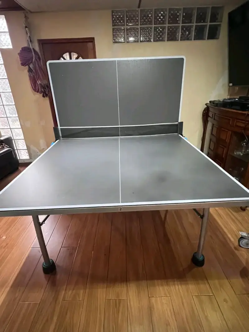Mesa de Ping Pong Plegable con Ruedas - 3