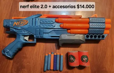 Pistola lanzador Nerf con dardos - miniatura 2