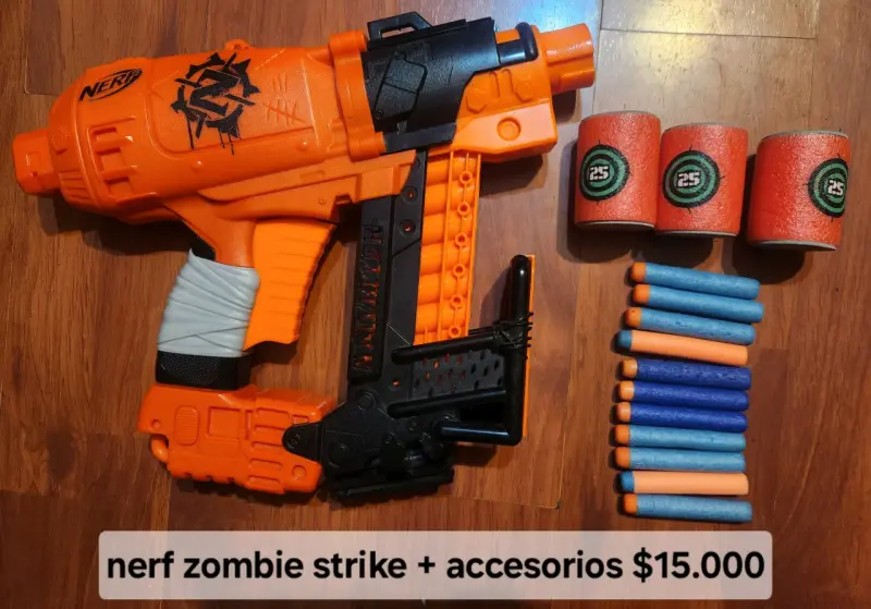 Pistola lanzador Nerf con dardos - 3