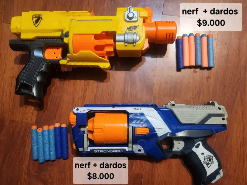 Pistola lanzador Nerf con dardos - 4