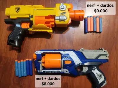 Pistola lanzador Nerf con dardos - miniatura 4