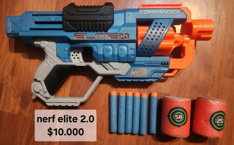 Pistola lanzador Nerf con dardos - 5