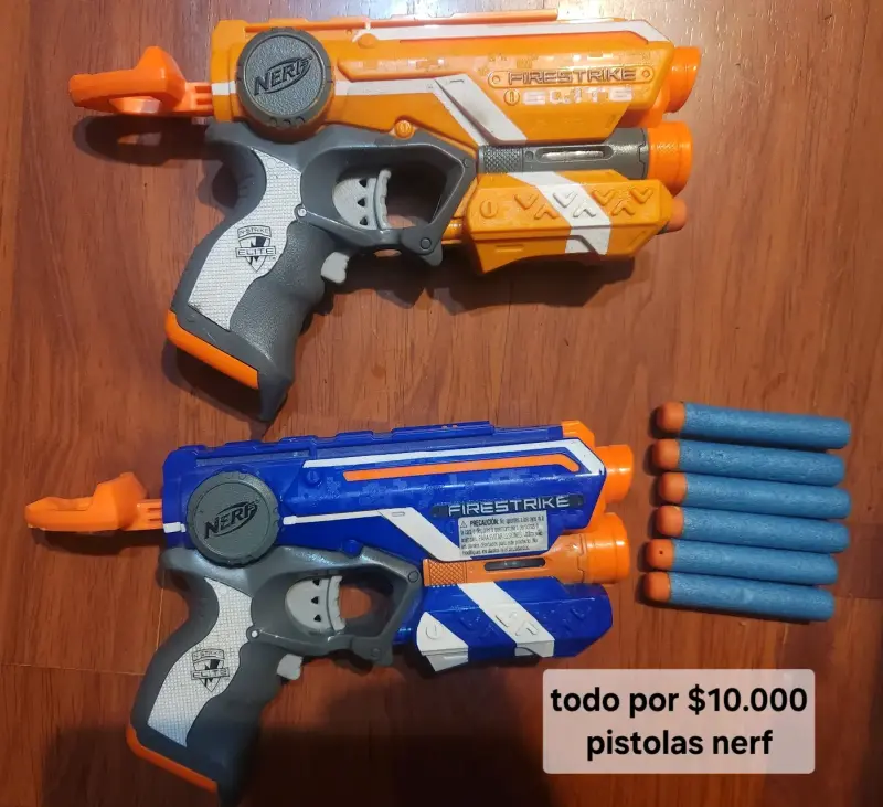 Pistola lanzador Nerf con dardos - 6