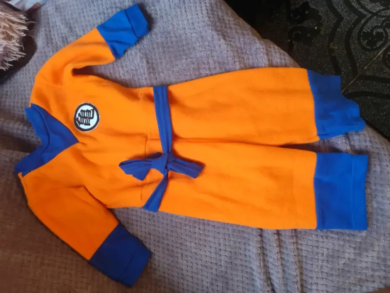 Disfraz de Goku para niño en color naranja y azul - 1