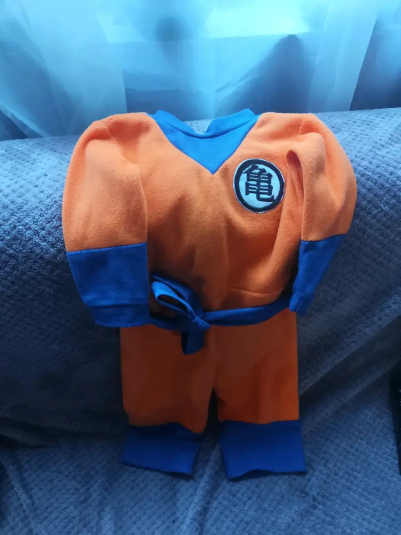 Disfraz de Goku para niño en color naranja y azul - 2