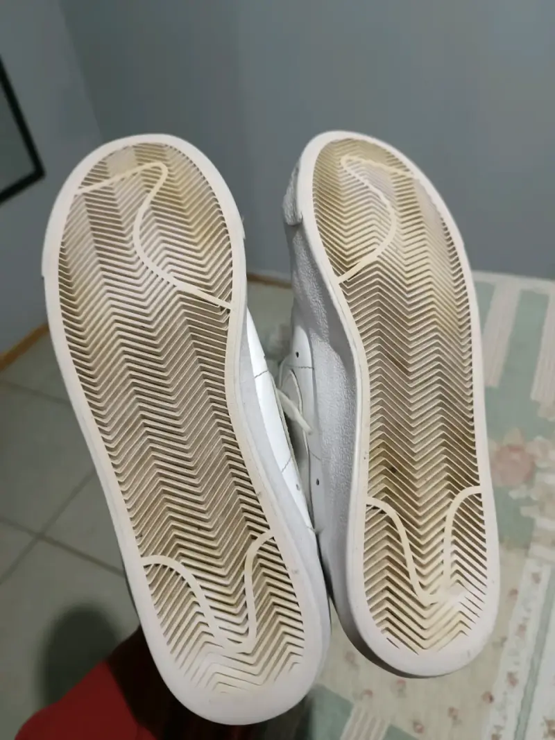 Zapatillas blancas de caña alta para hombre - 4