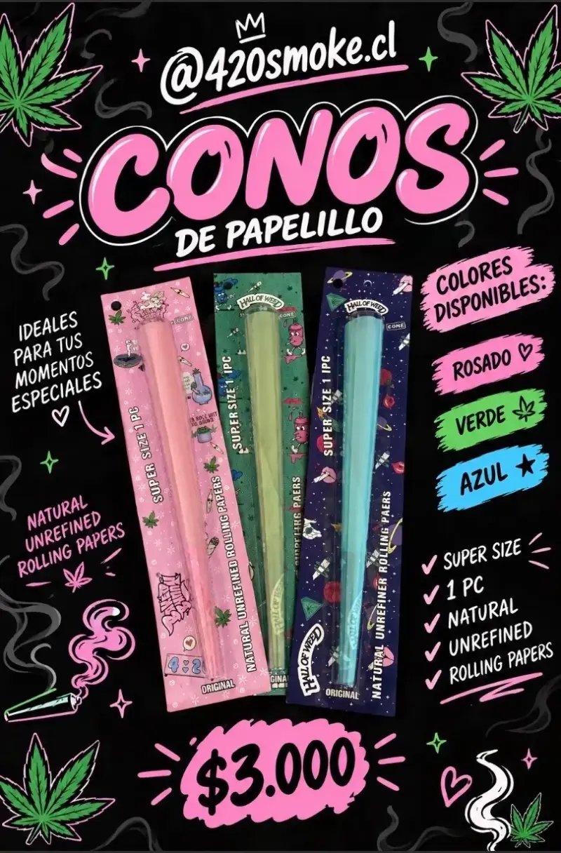 Conos de papelillo de colores surtidos - 1