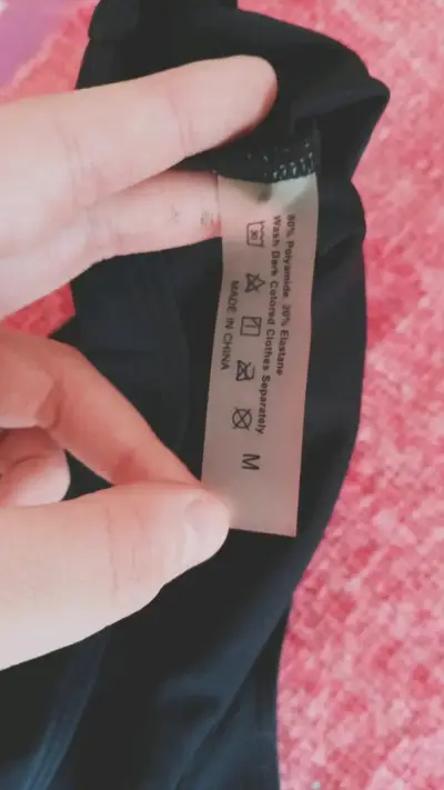 Bikini negro Shein nuevo talla M - miniatura 3