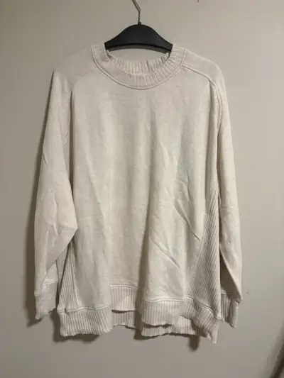 Polerón beige de algodón Aerie - miniatura 1
