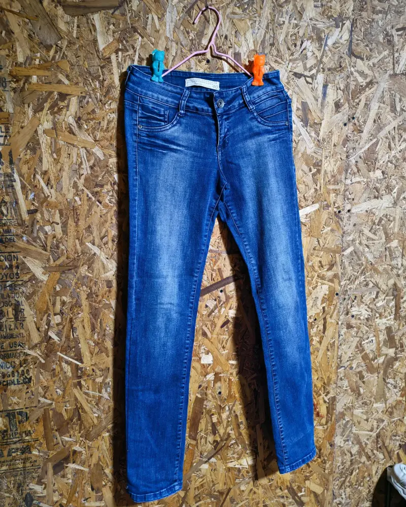 Jeans azul para mujer en buen estado - 1