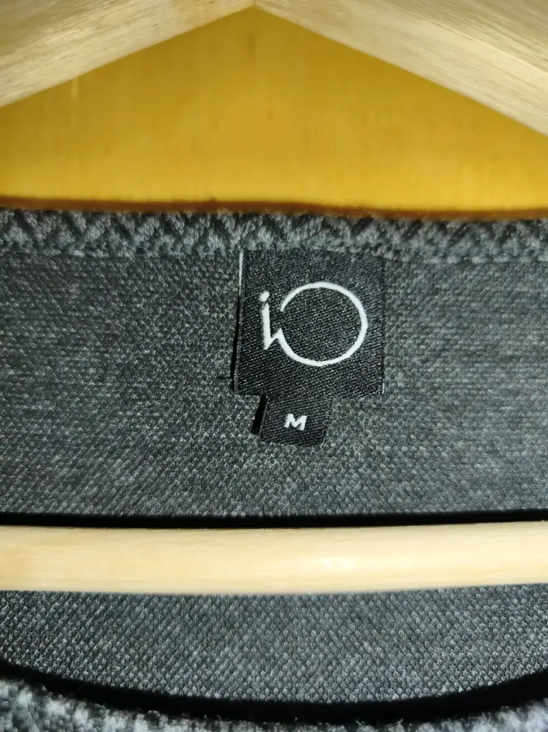 Vestido de punto gris con bolsillos - 3