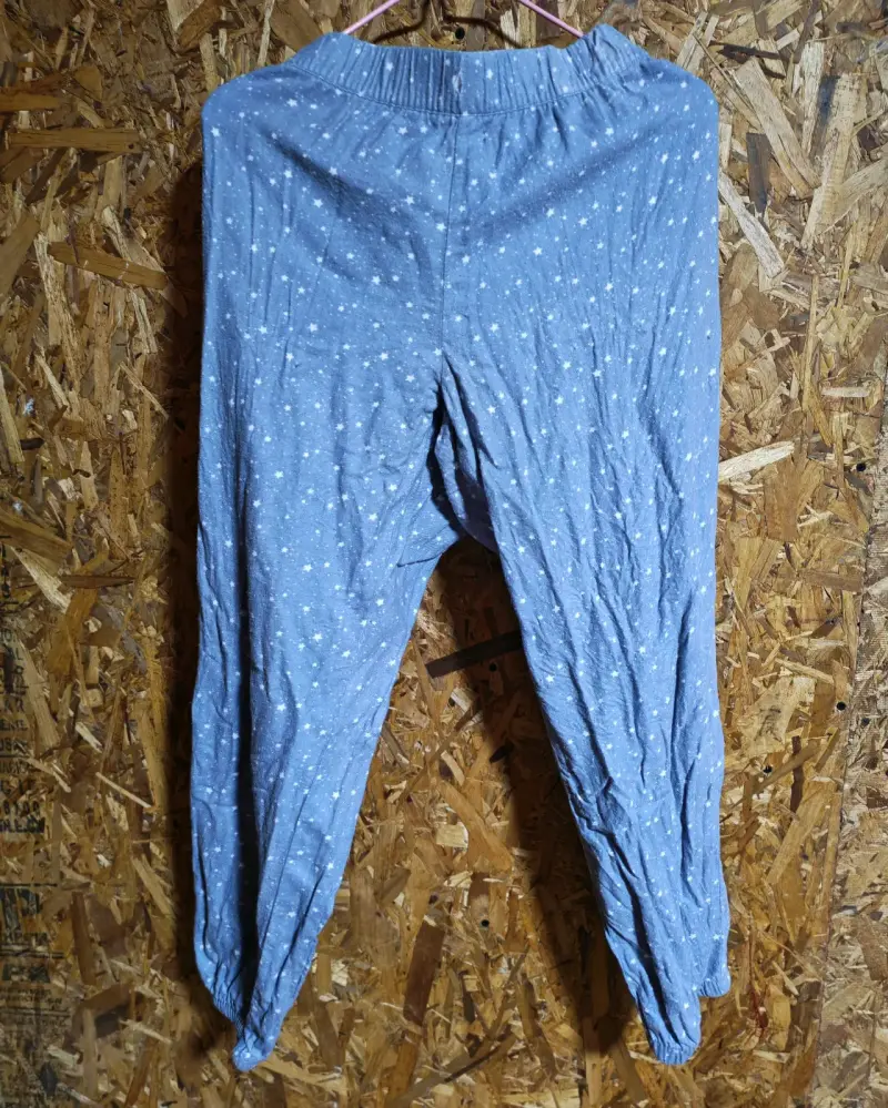 Pantalones de pijama a cuadros y lisos para mujer - 2