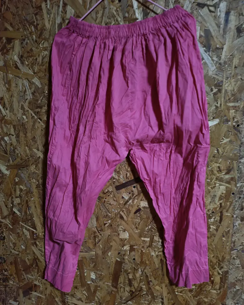 Pantalones de pijama a cuadros y lisos para mujer - 3