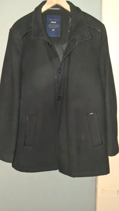 Abrigo negro Ferouch para hombre - miniatura 1