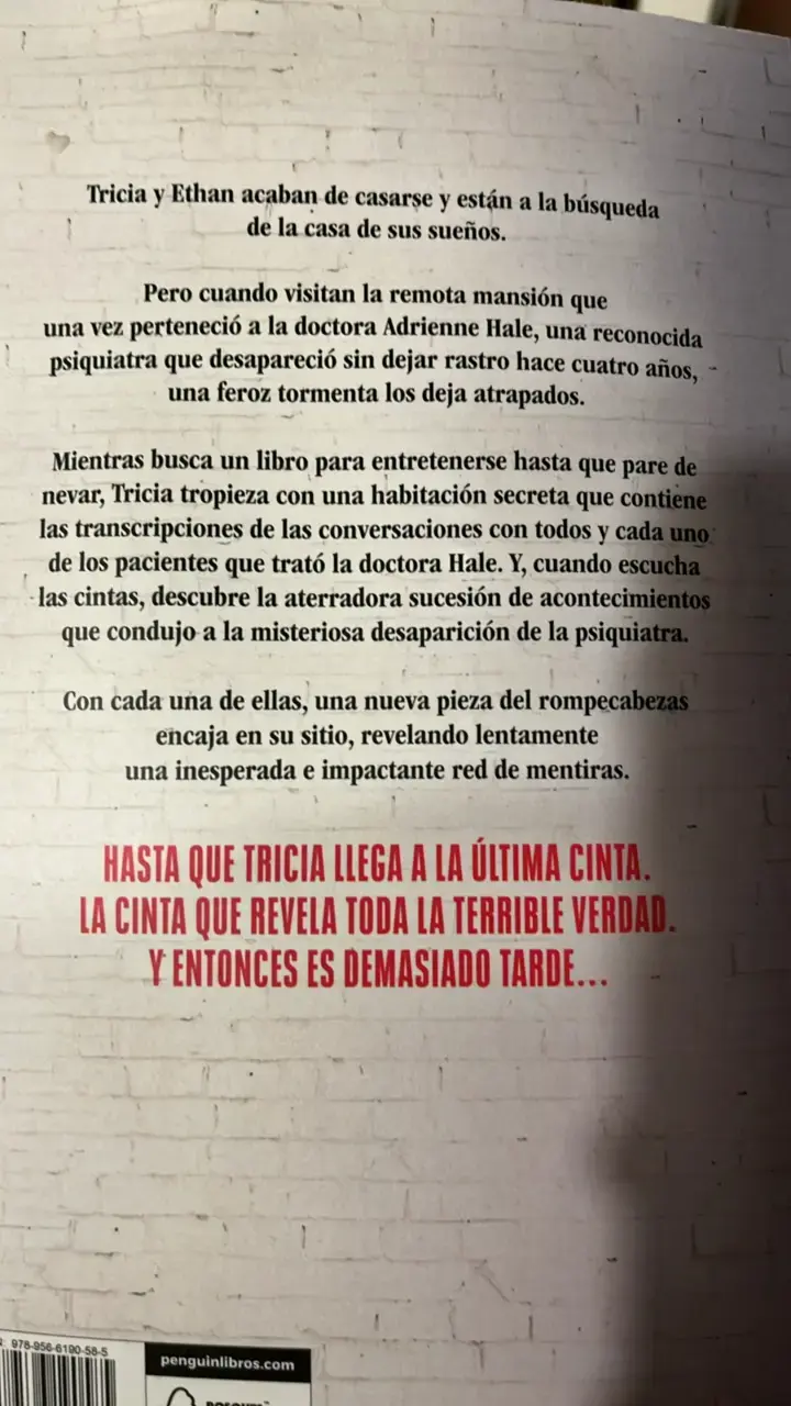 Libro 'Nunca Mientas' de Freida McFadden - 2