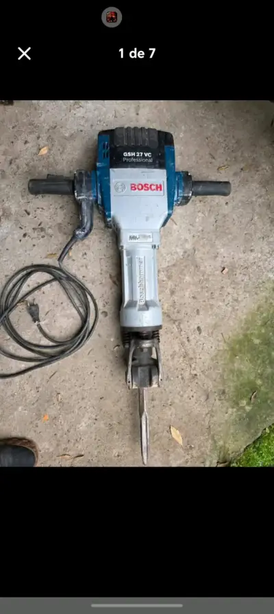 Martillo demoledor Bosch GSH 27 VC profesional - miniatura 1