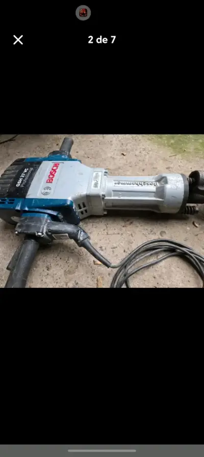 Martillo demoledor Bosch GSH 27 VC profesional - miniatura 2