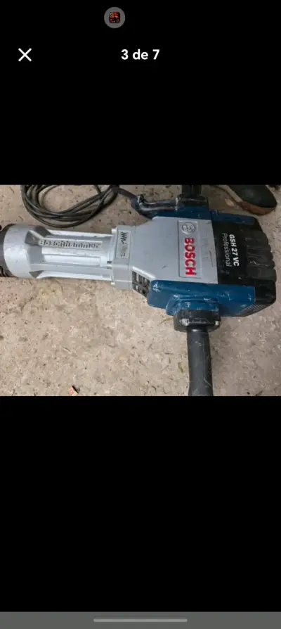 Martillo demoledor Bosch GSH 27 VC profesional - miniatura 3