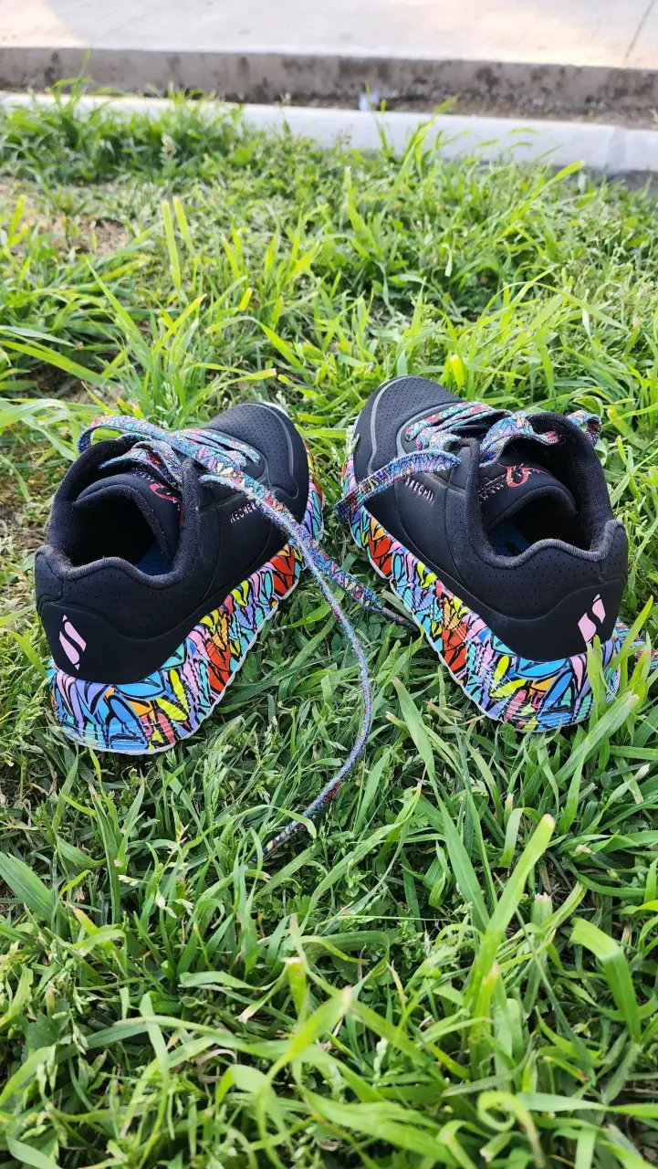 Zapatillas Skechers para niños azul y turquesa - 3