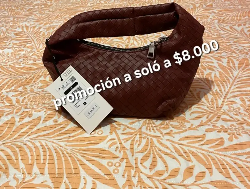 Banano tejido color marrón en oferta