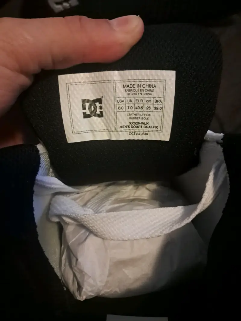 Zapatillas deportivas DC blancas para hombre - 2