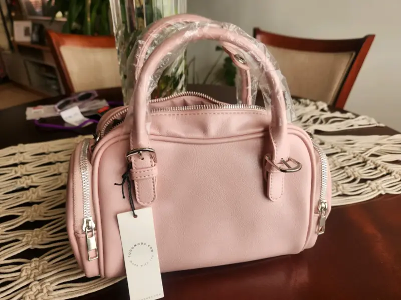 Bolso cartera rosa Todomoda - 2