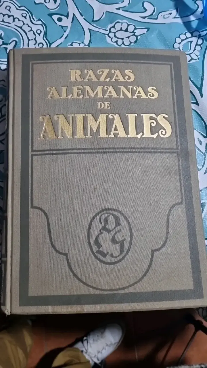 Libro antiguo 'Razas Alemanas de Animales' 1913 - 1