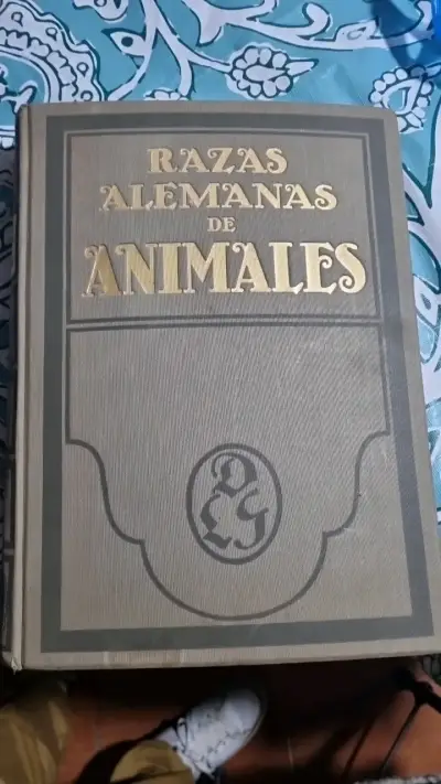 Libro antiguo 'Razas Alemanas de Animales' 1913 - miniatura 1