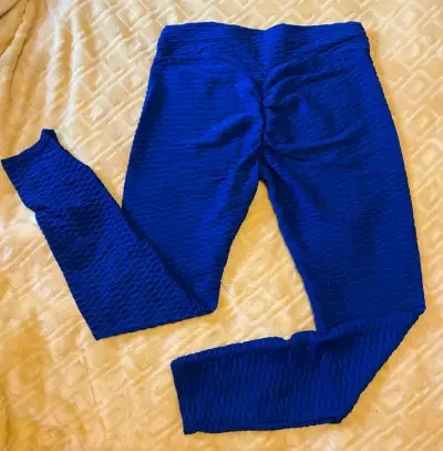 Leggings deportivos azul para mujer - miniatura 1