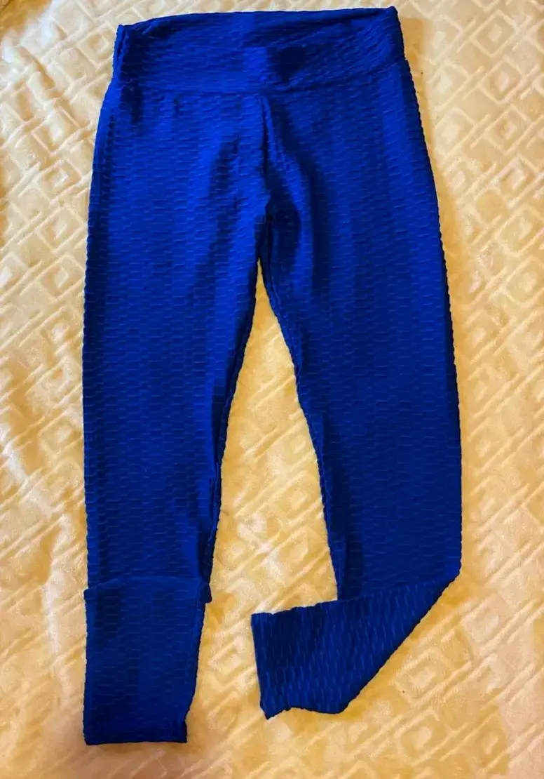 Leggings deportivos azul para mujer - 2