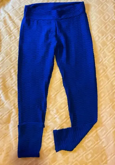 Leggings deportivos azul para mujer - miniatura 2