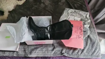 Botas Western Negras Logu con Hebillas - miniatura 2