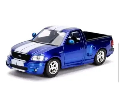 Camioneta Ford F-150 SVT Lightning Azul,1/24,20cm. - miniatura 1