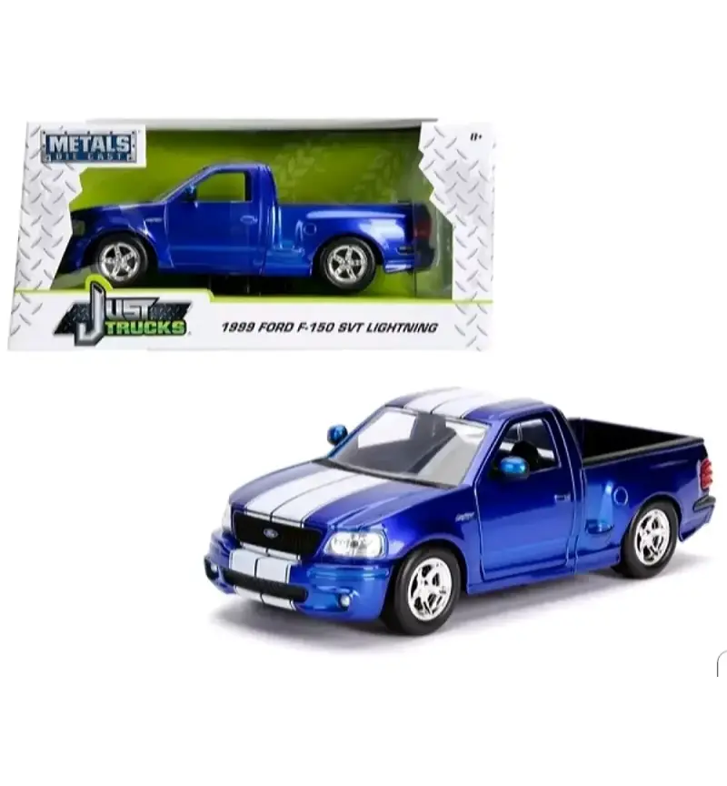 Camioneta Ford F-150 SVT Lightning Azul,1/24,20cm. - 2